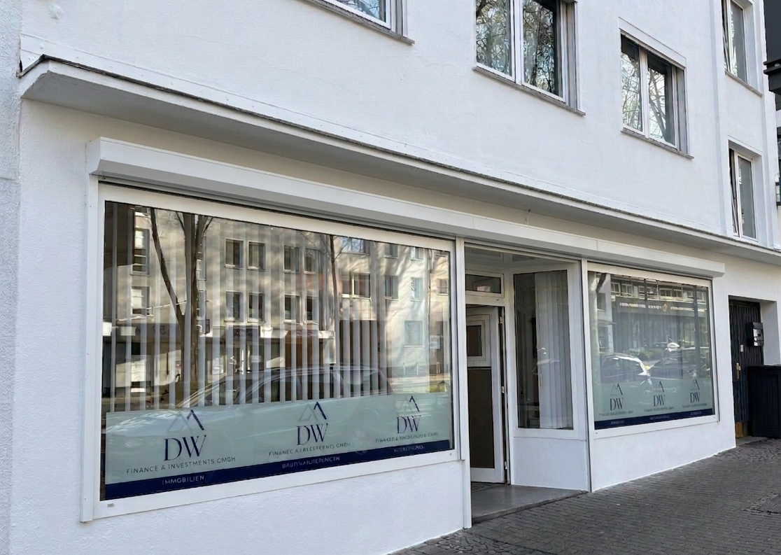 Außenansicht des Büros von DW Finance in Dortmund